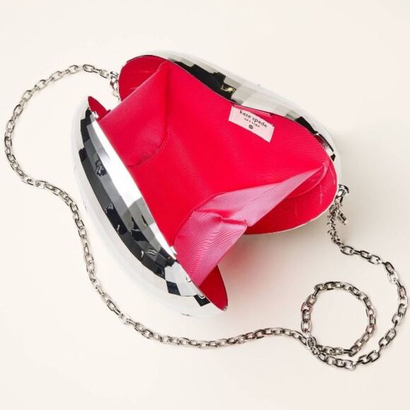 Kate Spade for Target Disco Heart-Shaped Crossbody Bag NWT - Picture 3 of 4